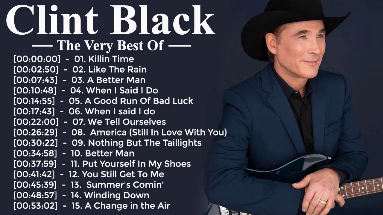 clint black tour setlist