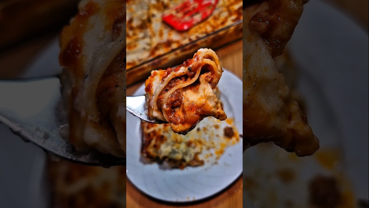 Hadi Lazanya Sarıyoruz 😍 | Lasagna Rolls 🔥 #pratiktarifler #yemektarifleri #yemek #lasagna