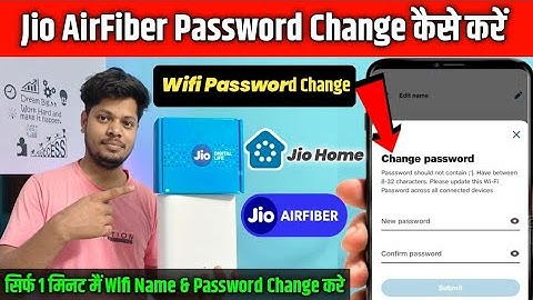 Jio AirFiber Password Change Kaise Kare | How To Change Jio Air Fiber Wifi Name & Password |