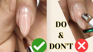 Do & Don't with your nail gel    خطوات الهارد جل بالتكنيك الصح وازاي أتجنب  الأخطاء
