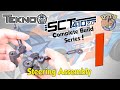 09 tekno sct410 20  build series  kit bag i  steering assembly