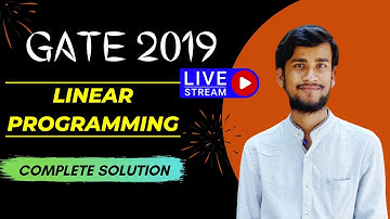 GATE 2019 | LPP COMPLETE SOLUTION  #gatemath #gateexam @TheLearningField_Chandan