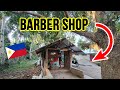 FILIPINO HAIRCUT | Street barber in a JUNGLE SHACK