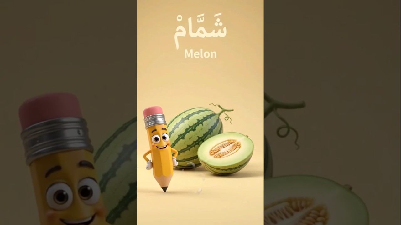 Watermelon vs. Melons in Arabic! 🍉🍈 | Arabic Vocabulary for Beginners
