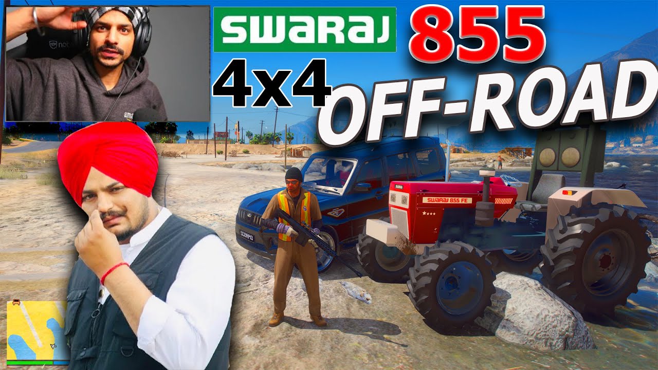 Swaraj 855 4x4 FULLY MODIFIED Tractor🚜 Off-roading | BrarTV