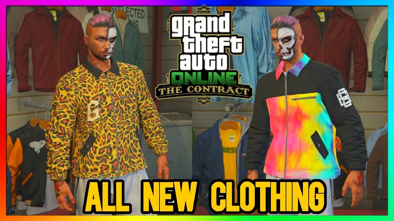 GTA 5 Online: THE CONTRACT DLC - All NEW Clothing/Clothes, Trainers etc ...