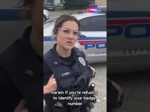 Karen Female Cop Get's Put In Her Place! Unlawful Orders Fail #shorts