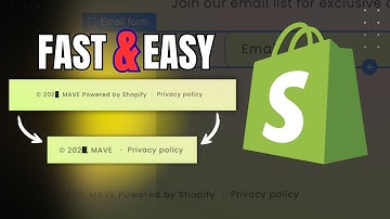 REMOVE POWERED BY SHOPIFY SENSE THEME- How To Customize Sense Theme Design Tutorial
