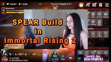Spear Build in Immortal Rising 2 Web3 Game $IMT
