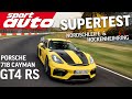 Porsche 718 Cayman GT4 RS |  HOT LAP Nordschleife & Hockenheimring | sport auto Supertest