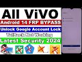 All Vivo FRP Bypass Android 14  | All Vivo Google Account Lock Bypass TalBack Not Working Without Pc