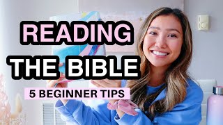 HOW TO STUDY THE BIBLE FOR BEGINNERS | My Top 5 Tips on Starting to Read the Bible ♡