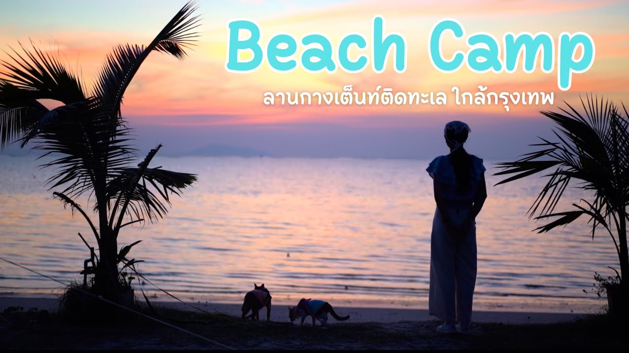 บีชแคมป์(beach camp) ลานกางเต็นท์ติดทะเล ใกล้กรุงเทพ