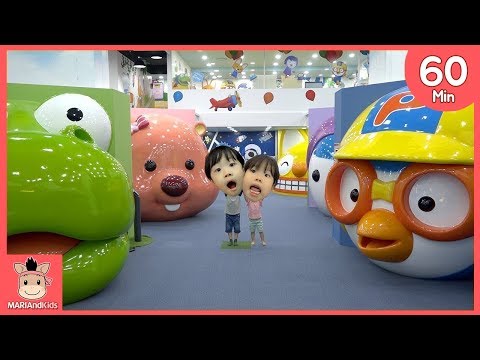 상어가족 뽀로로 키즈카페 인기 동요 놀이 모음 baby shark Nursery Rhymes kids songs for children in Indoor Playground