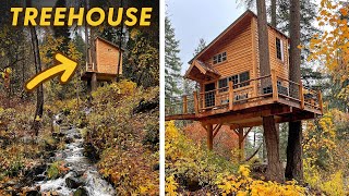 TREEHOUSE AIRBNB TOUR! My Solo Roadtrip Vlog in Washington