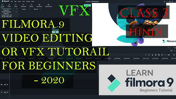 Filmora9 video editing and VFX tutorial for beginners-2020 in Hindi || Class 3 ||Harshit || A2Z Tech