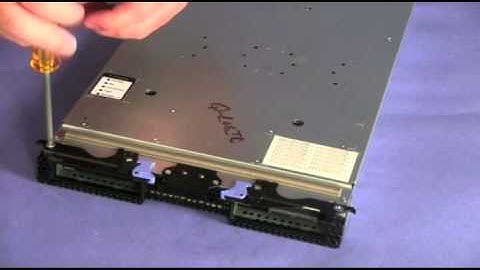 IBM Blade Center HS23E Remove Bezel