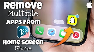 How to Remove Multiple Apps From Home Screen iPhone (iOS 18)