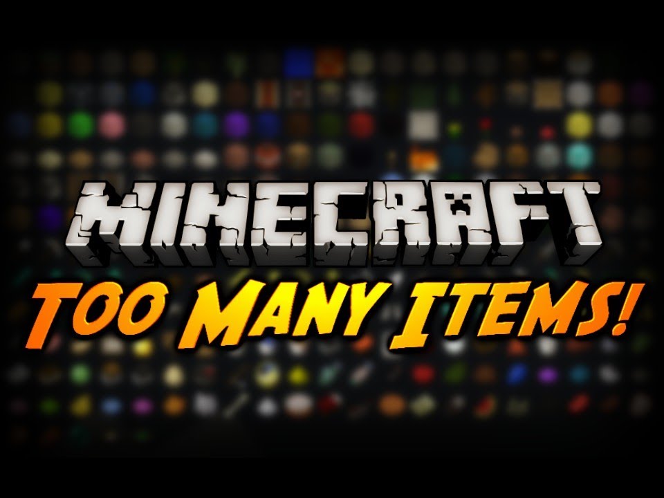 Minecraft Mod Review: TOO MANY ITEMS! (Updated for 1.8) - YouTube