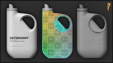 Modeling, UV Unwrapping and Texturing Tutorial #31 | Detergent Bottle