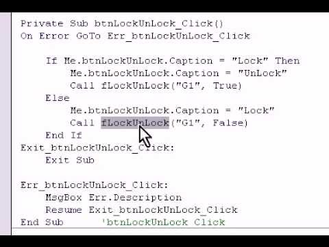 Lock/Unlock Controls 4 - Nifty Access - YouTube