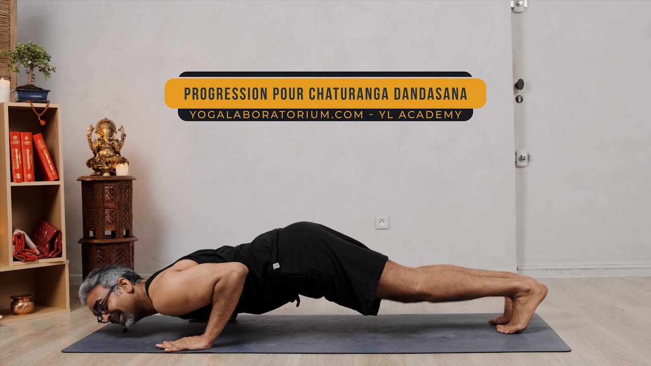 Progressions pour Chaturanga Dandasana