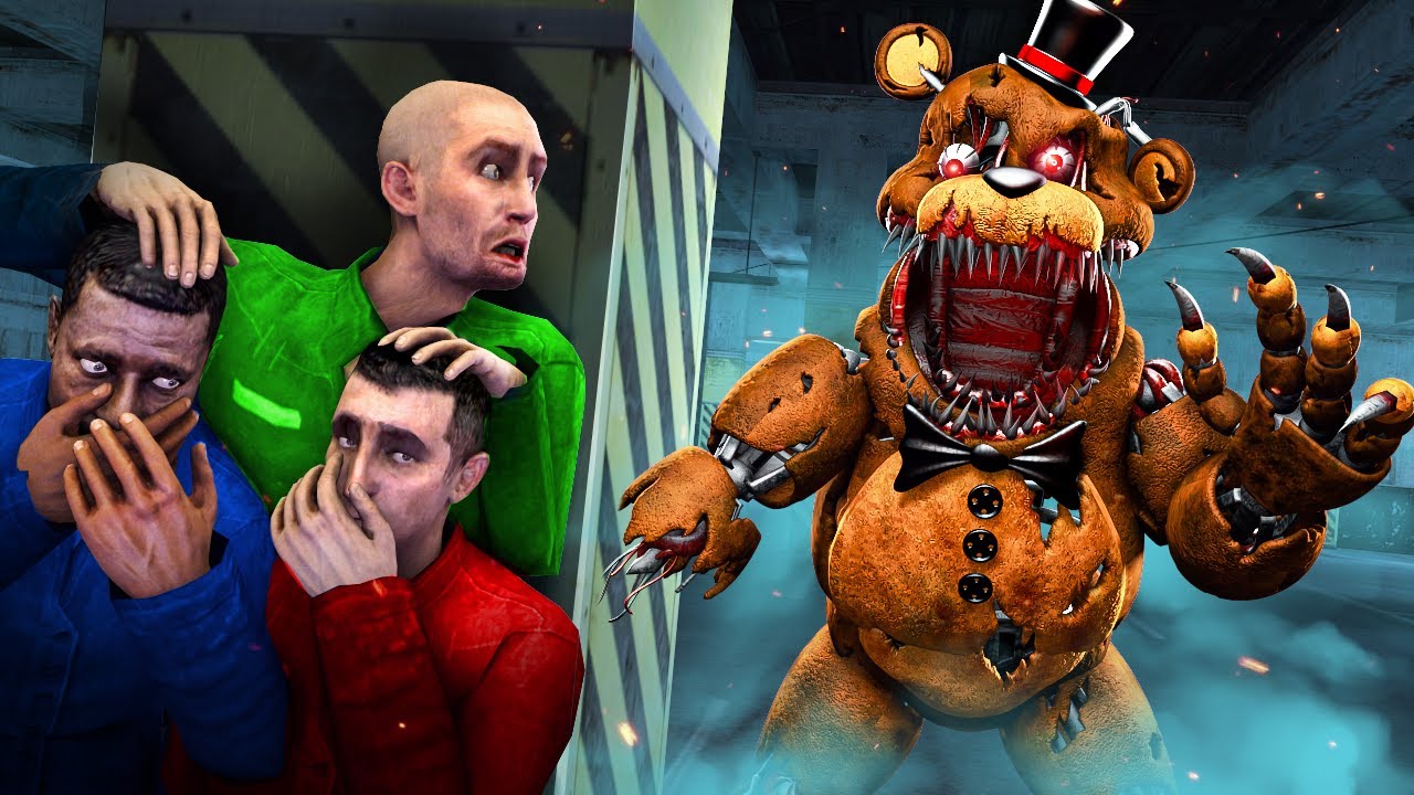 АНИМАТРОНИКИ ПУГАЮТ НАС! ПРЯТКИ НА ПАРКОВКЕ В Garry`s Mod