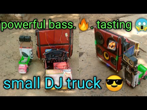 powerful bass 😈🔥🔥#minidjking 👑#Small dj truck