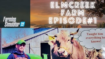 Farm Simulator 22 - Day1 Elmcreek Farm Ep#1