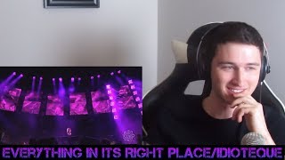 Radiohead - Everything In Its Right Place/Idioteque FIRST REACTION (Live)