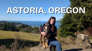 First Stop in OREGON Exploring ASTORIA with My Dog PCH Road Trip