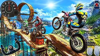 極限モトクロスレーシングスタント3D - メガランプバイクドライビングゲーム | Androidゲームプレイ | パート2 screenshot 4