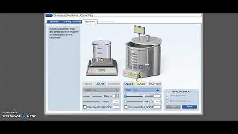 calorimetry lab experiment