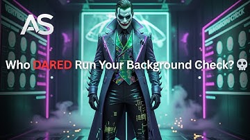 THEY RAN A FULL BACKGROUND CHECK ON YOU and each call ended with the same message | Joker speech
