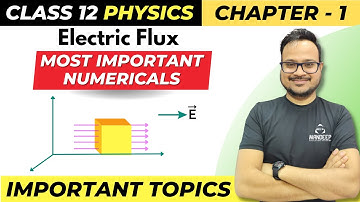Electric Flux Important Numericals | Class 12 Physics Chapter 1 Important Numericals | CBSE Board