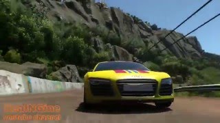 Driveclub - Audi R8 V10 coupe plus time trial for elite (green) level 7 [virtual multicam]