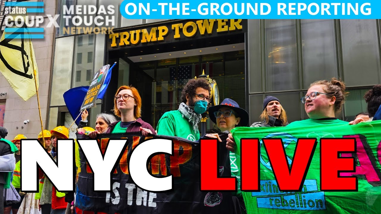 BREAKING: Protesters BLOCK Road In Front of Trump Tower on Earth Day