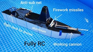 DIY RC Type 45 Destroyer! + working cannon and missiles! (Pt1)