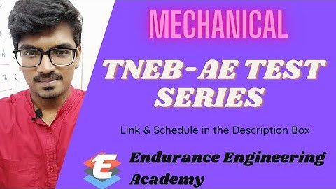 TNEB-AE Test Series Launch | Mechanical | EEA | in Tamil