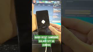 Galaxy S21 5G (G991B)Hard Reset - Forgot Password? Remove Screen Lock | فورمات S21 5G حذف قفل الشاشة screenshot 5