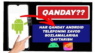 Android telefonini zavod sozlamalariga qaytarish (Hard Reset) – To‘liq qo‘llanma screenshot 5