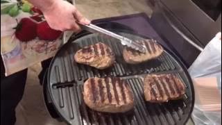 Delicious Steak Grilling - George Foreman Grill Cooking