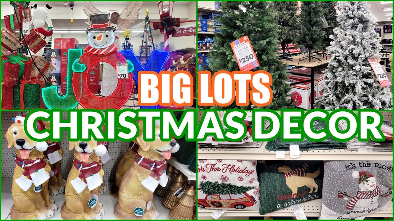 BIG LOTS CHRISTMAS DECOR 2021 SHOP WITH ME! CHRISTMAS TREES OUTDOOR ...