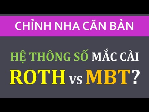 So sánh hệ thông số MBT và ROTH, Compare MBT and ROTH prescription