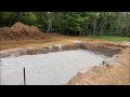Setting a fiberglass pool in Louisville KY!