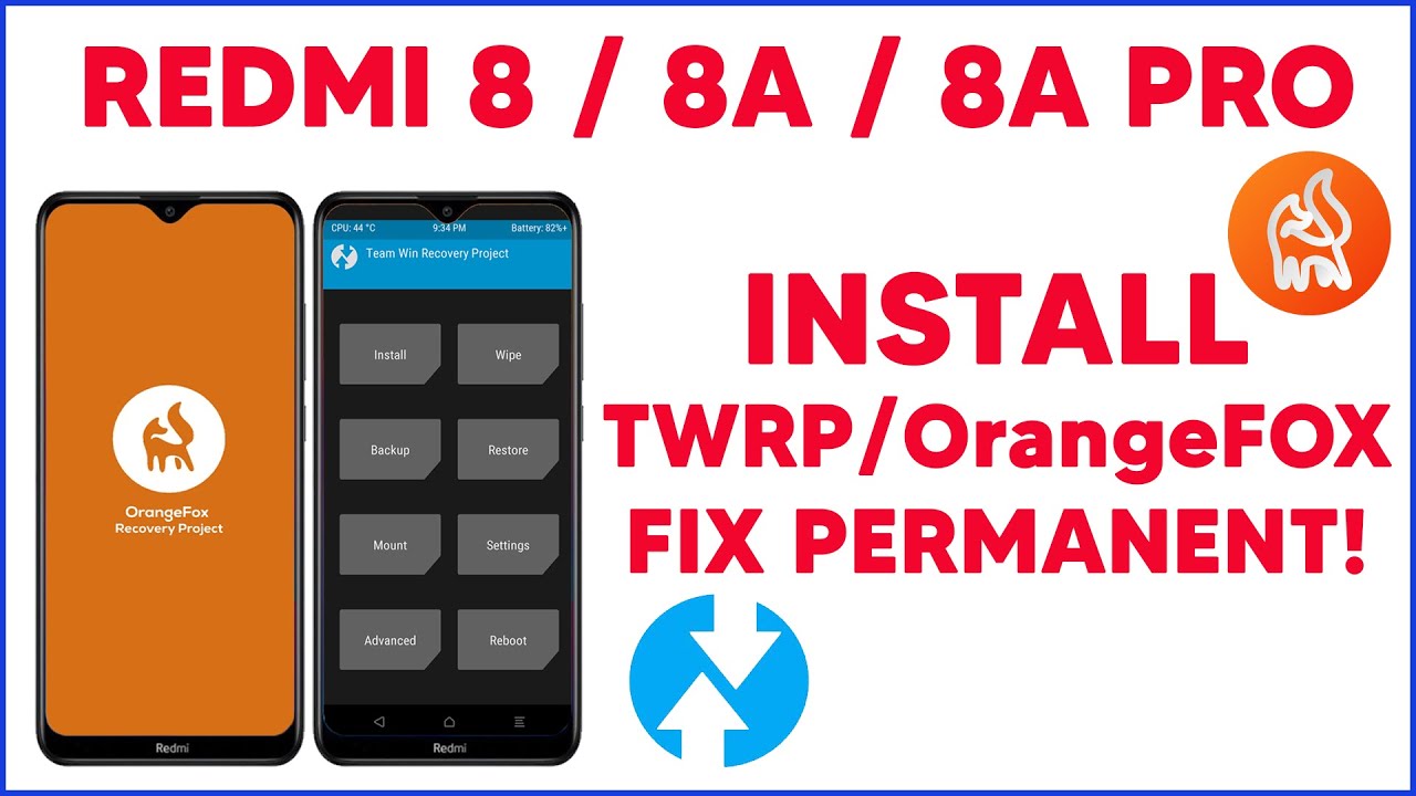 Cara Pasang TWRP Redmi 8 / 8A / 8A Pro | FIX PERMANEN | Sekali Pasang Langsung NEMPEL!