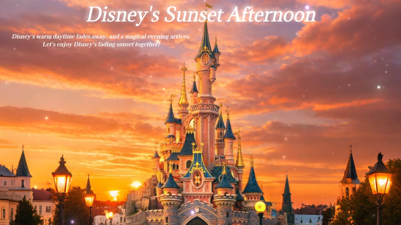 [playlist] Волшебный вечер в Диснейленде на закате | Теплый оркестр в стиле Дисней