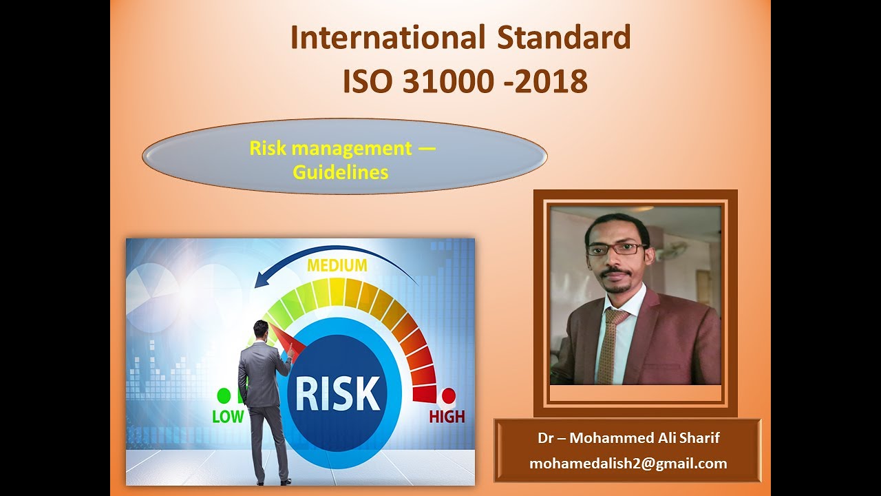 ISO  31000 risk management -   1