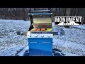 Monument Grills 35633B: Colorful Gas Grill Perfect for Winter Cooking