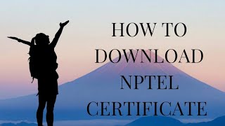 How to download NPTEL certificate , ICMAI soft skills training #cma #nptel screenshot 2
